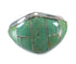 Authentic Sterling Silver Turquoise Inlay Ring Size 6-1/2 AX88521